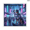 Cyberpunk King Oreo Square Sticker - 2’’ × 2’’ / White - Stickers